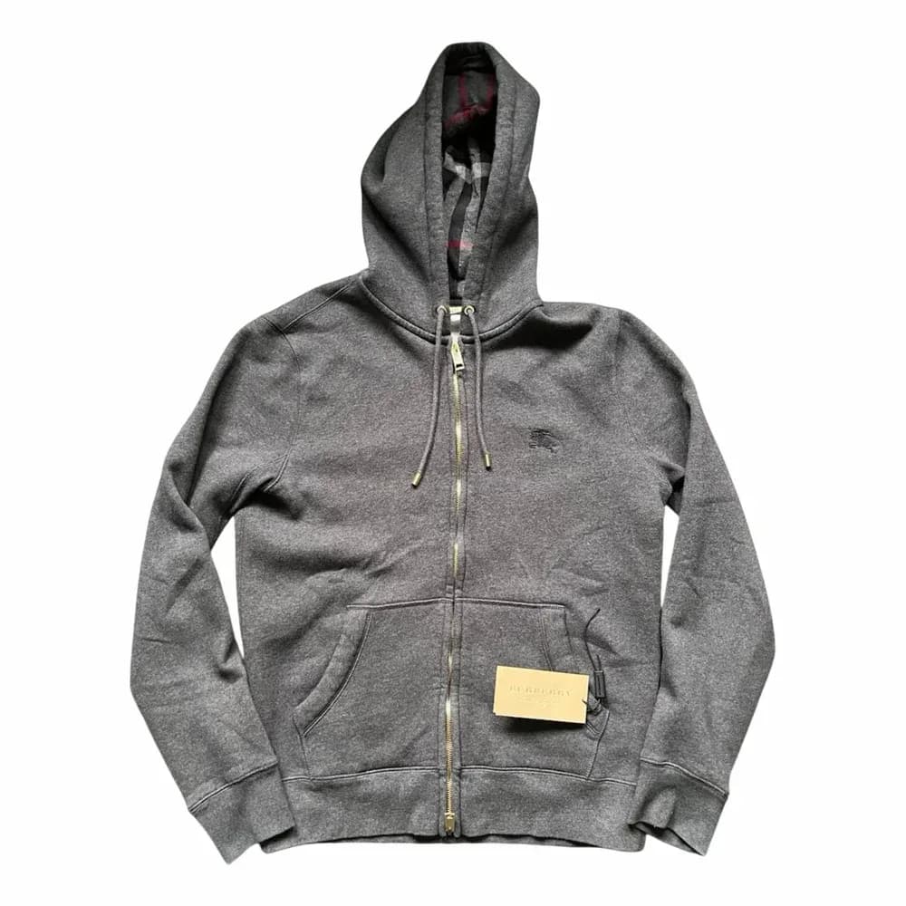 Burberry Clarendon Zip Up Check Hoodie