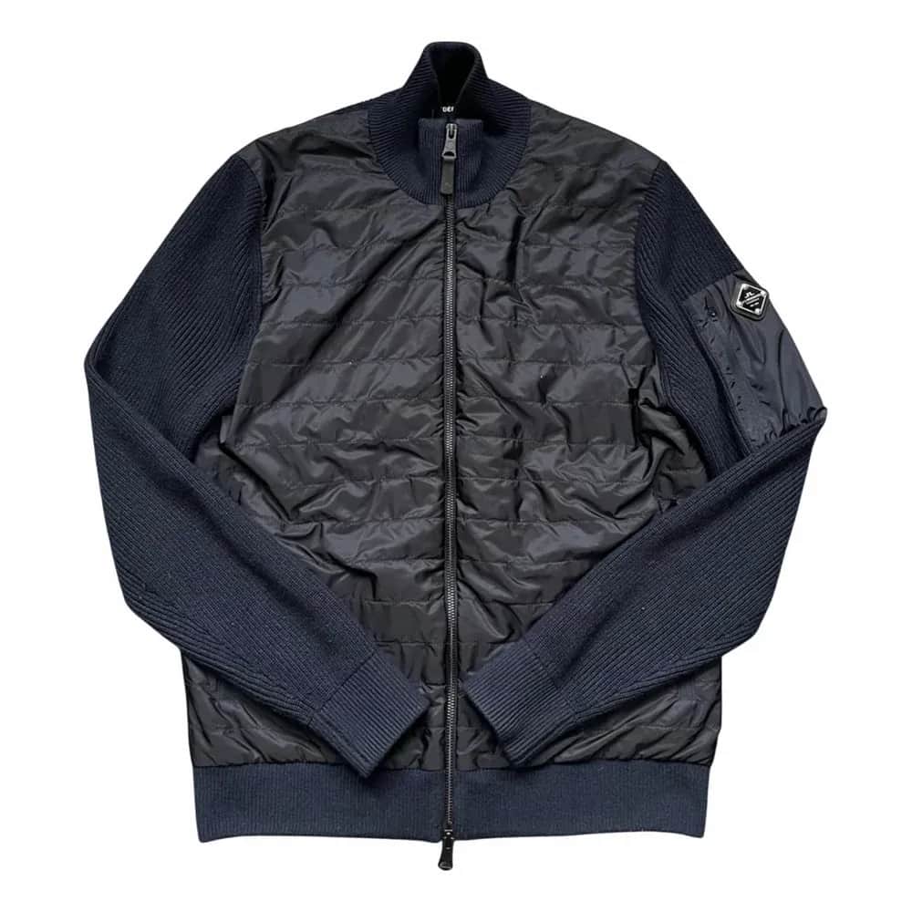 J.Lindeberg Stickad Marinblå Cardigan