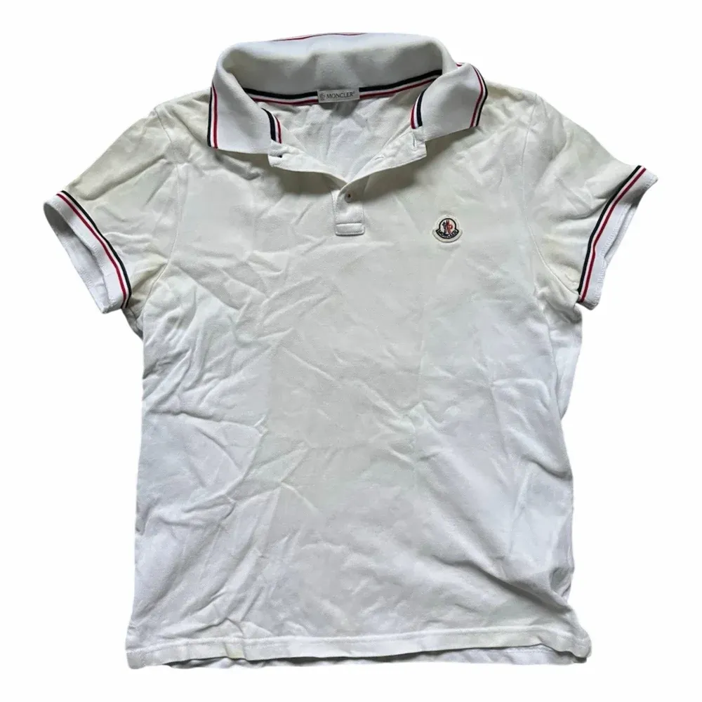 Moncler Contrast Rib Polo Shirt