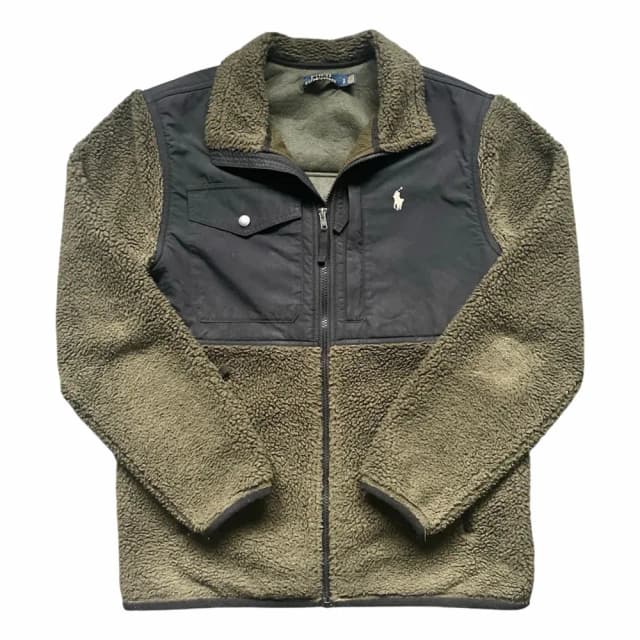 Ralph Lauren Hybrid Hooded Half-Zip Fleece Jacket
