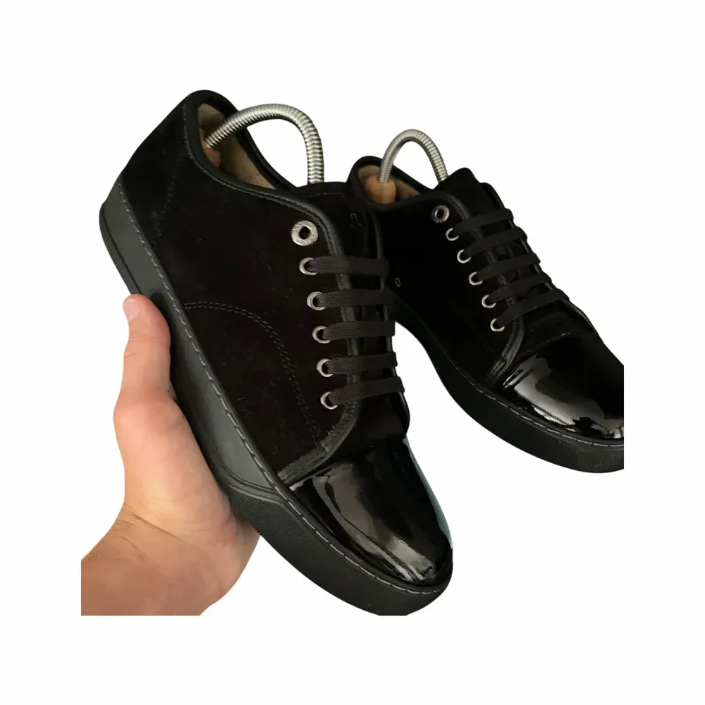 Lanvin DBB1 Patent Cap Toe Sneaker