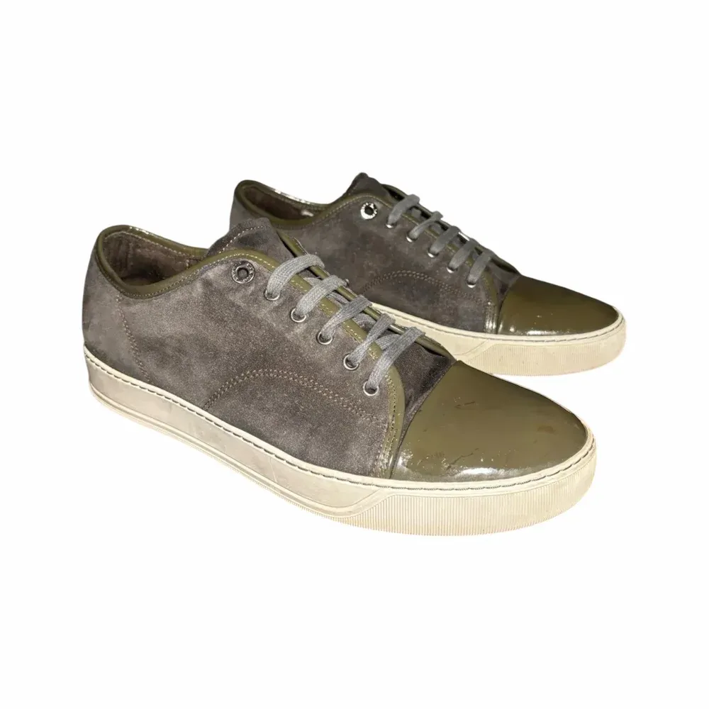 Lanvin DBB1 Patent Cap Toe Sneaker