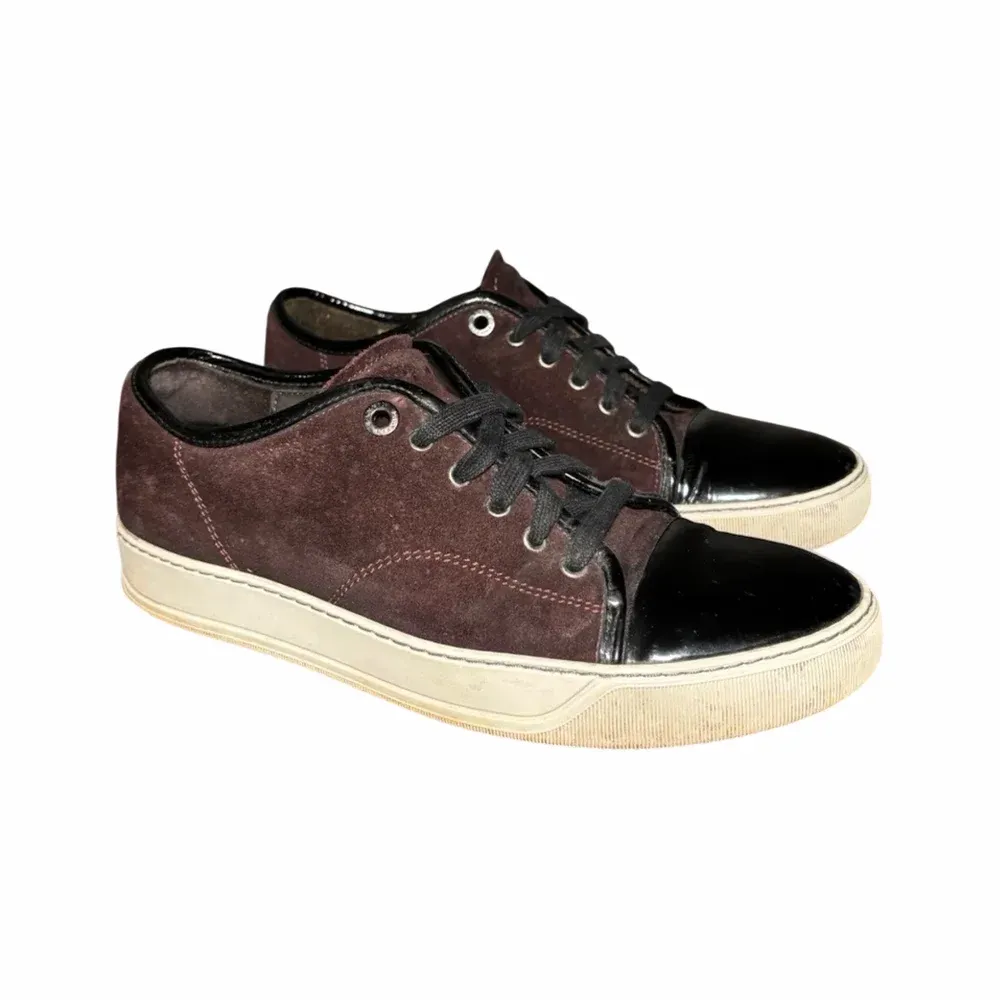 Lanvin DBB1 Patent Cap Toe Sneaker