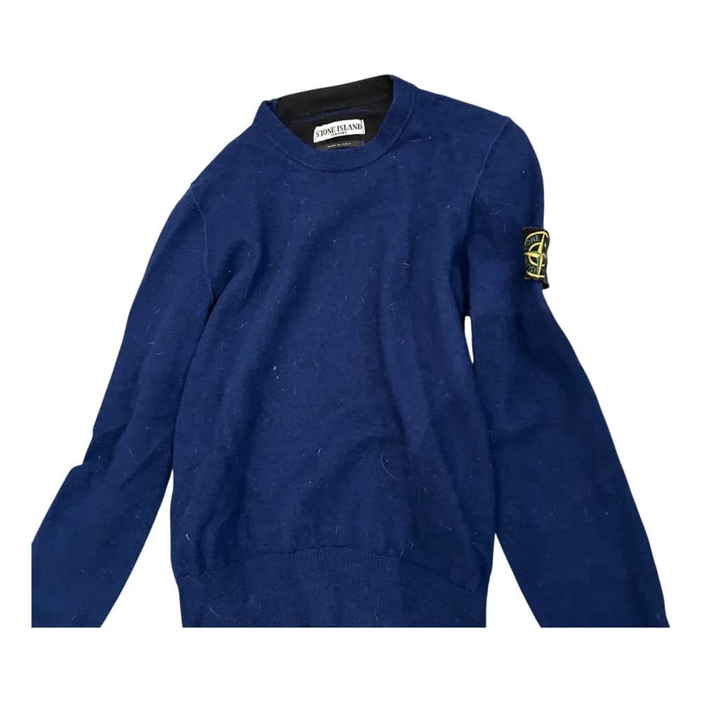 Stone Island Ribbed Knit Crewneck Sweater