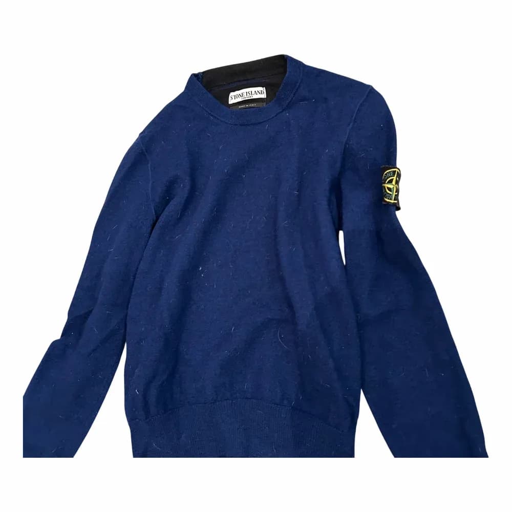 Stone Island Ribbed Knit Crewneck Sweater
