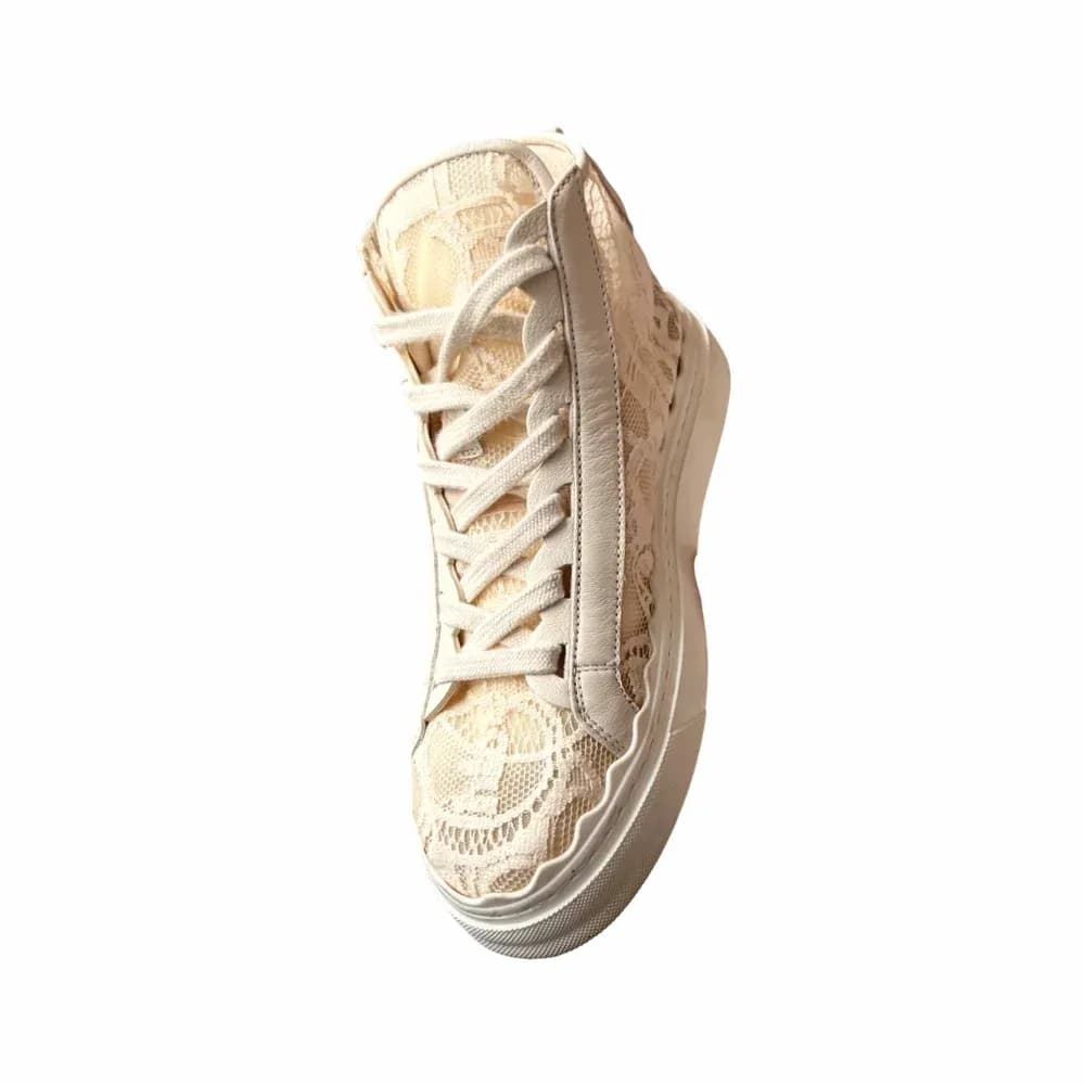 Chloé Lauren Lace Sneakers