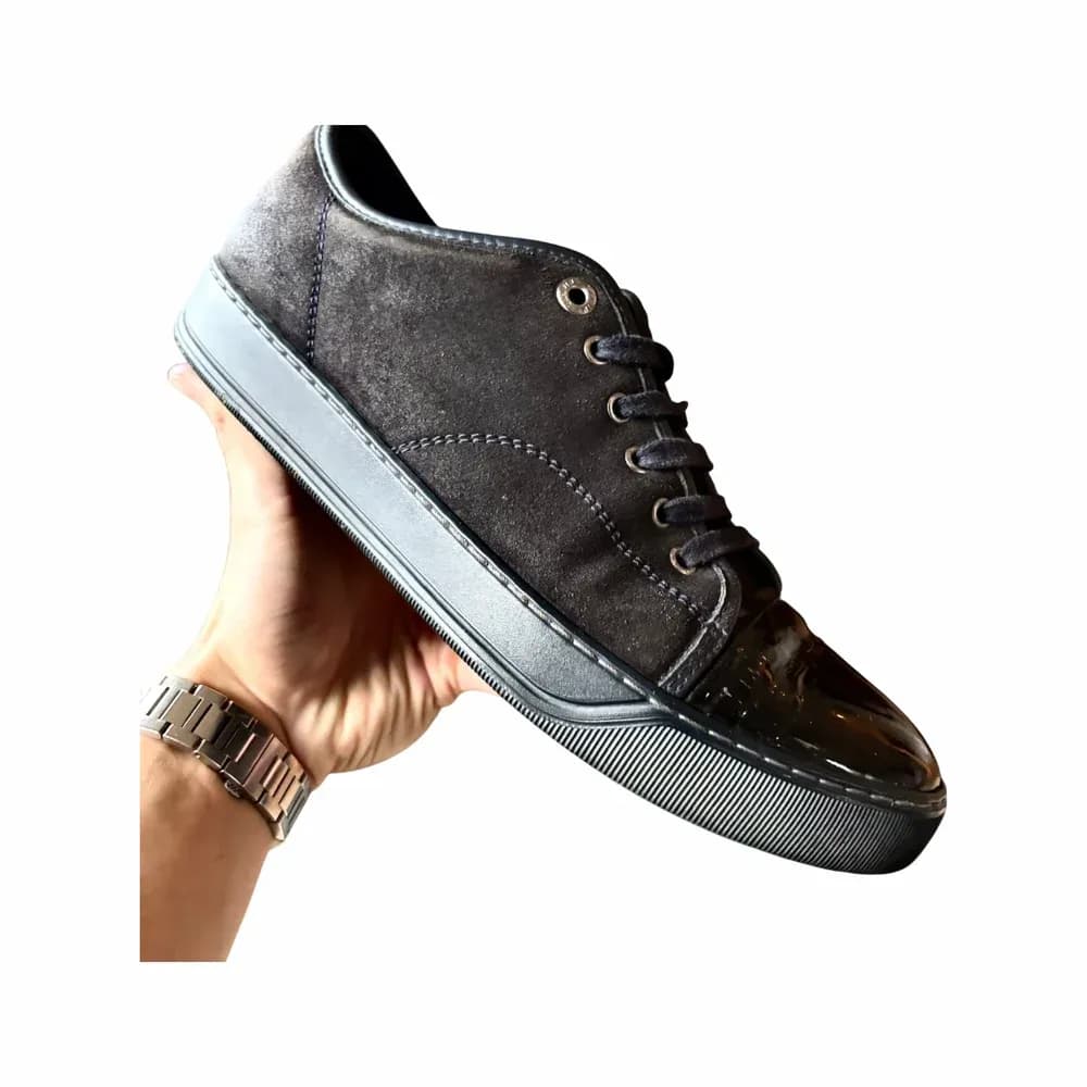 Lanvin DBB1 Patent Cap Toe Sneaker