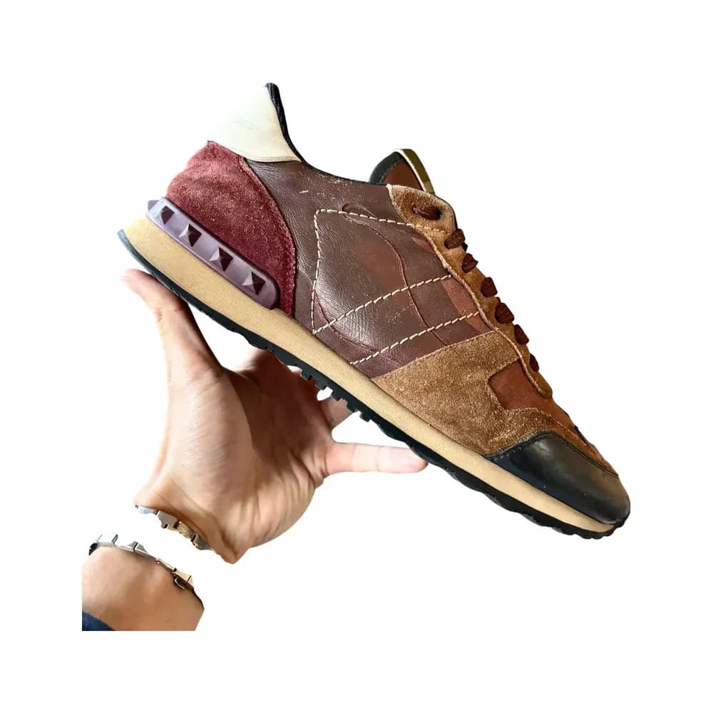 Valentino Rockrunner Camouflage Sneakers