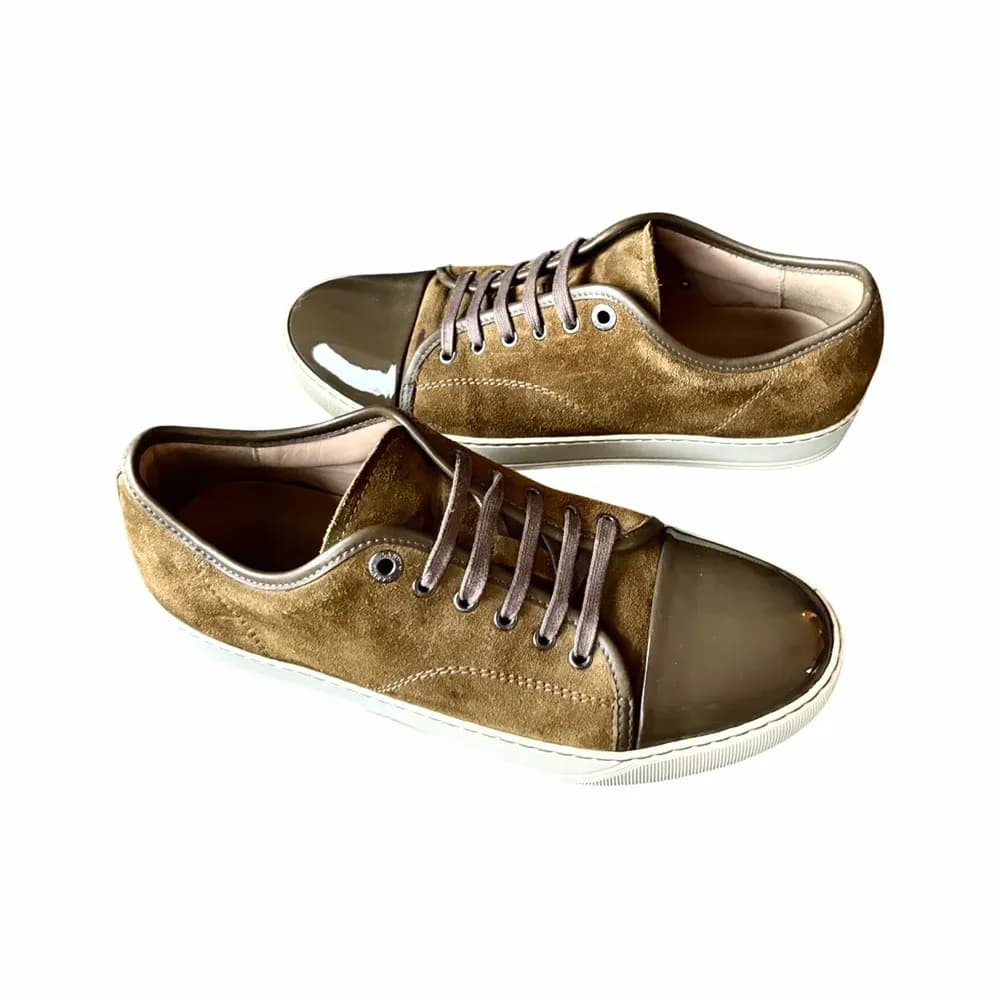 Lanvin DBB1 Patent Cap Toe Sneaker
