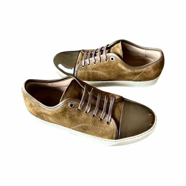 Lanvin DBB1 Patent Cap Toe Sneaker