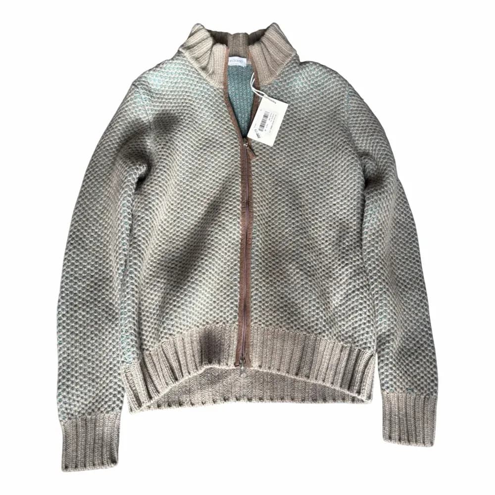 Gran Sasso Structured Full Zip Cardigan