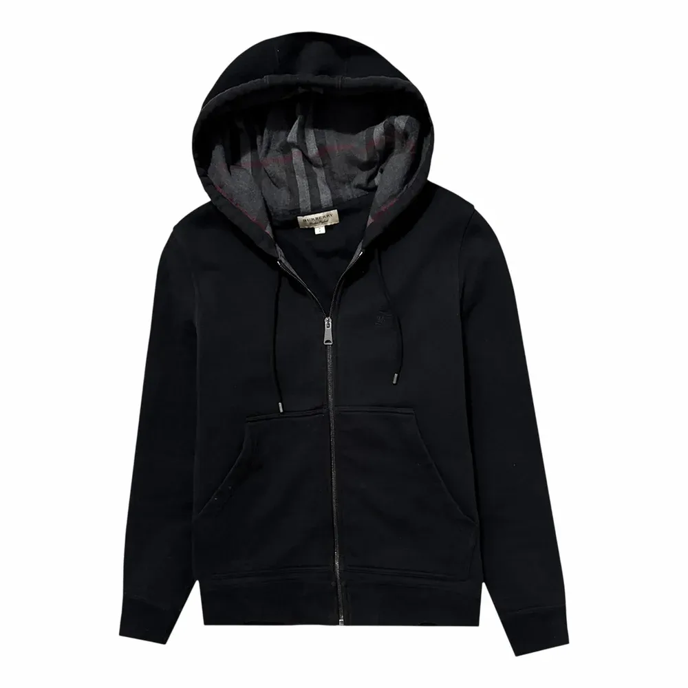 BURBERRY Check Zip Hoodie