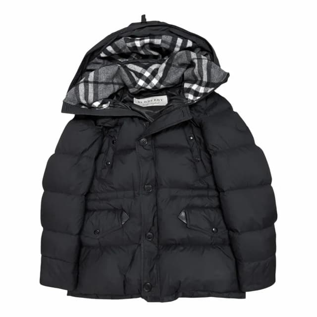 Burberry Logo Detail Hooded Puffer Jacket