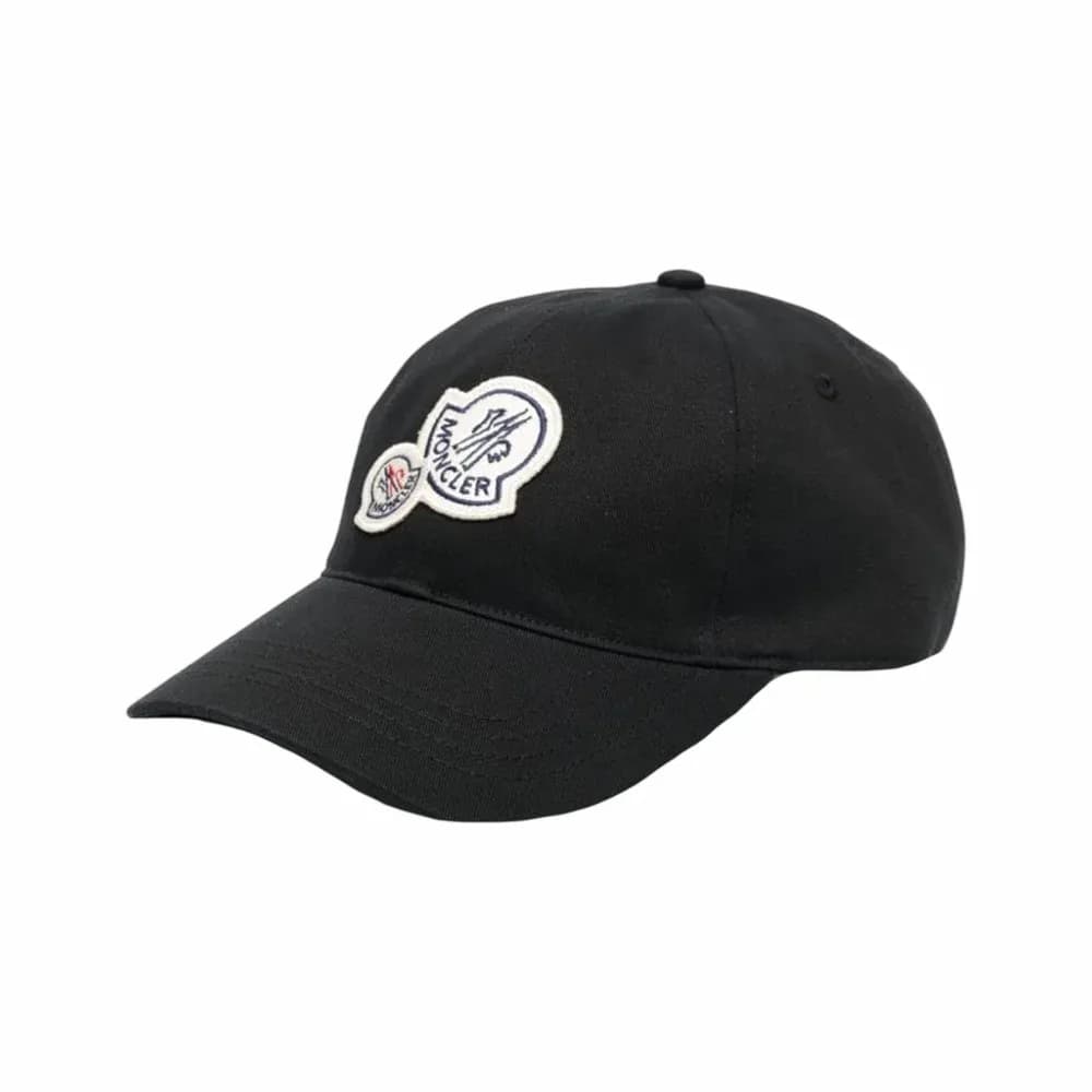 MONCLER Double Logo Baseball Cap