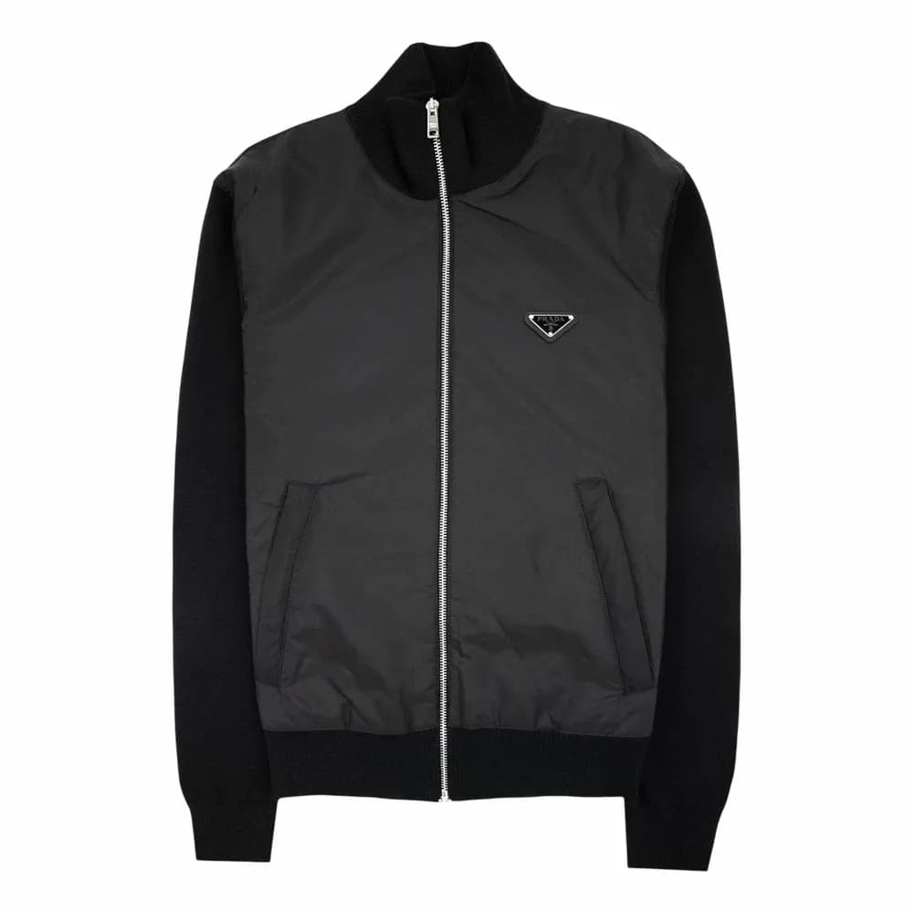 PRADA Bi-material Wool and Re-Nylon Jacket