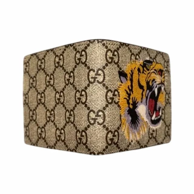Gucci GG Supreme Tiger Print Bifold Wallet