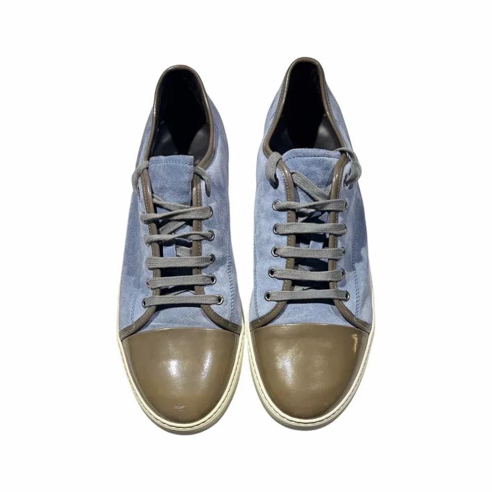 LANVIN DBB1 Patent Cap Toe Sneaker