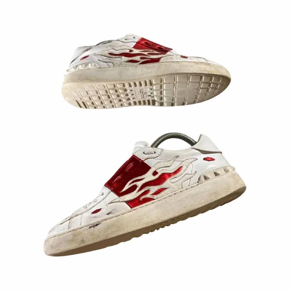 VALENTINO Open Flame Rockstud Sneakers