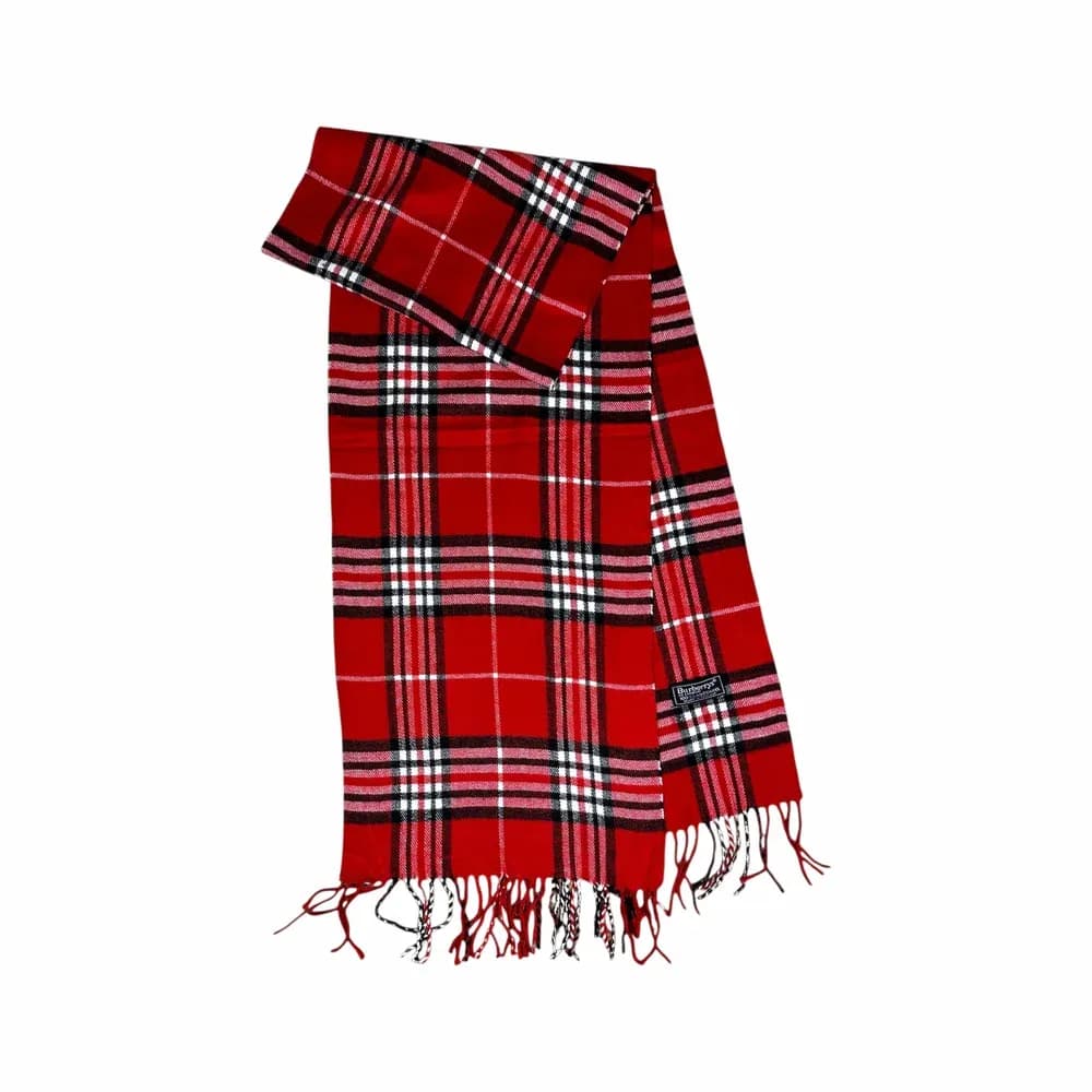 Burberry Narrow Check Cashmere Scarf