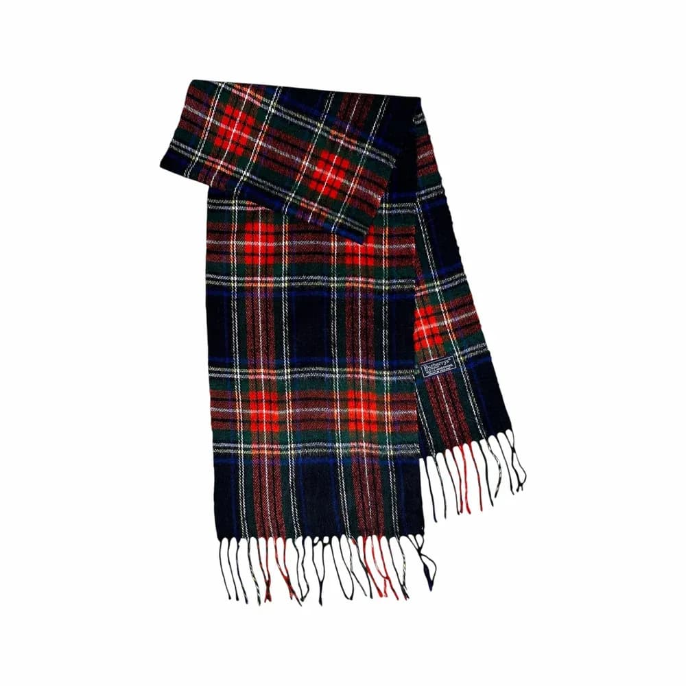 Burberry New Check Tartan Scarf (Black Stewart)