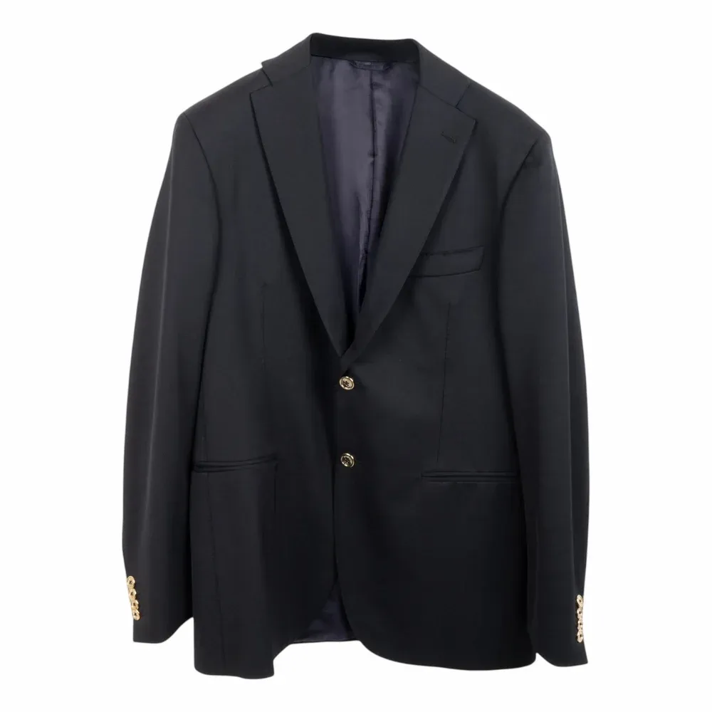 Burberry Navy Wool Blazer