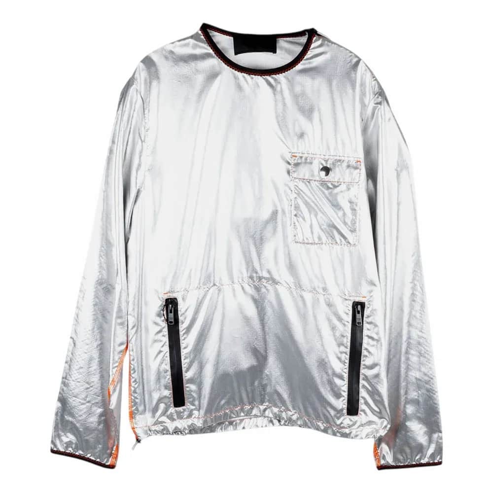 Prada Shiny Woven Running Jacket