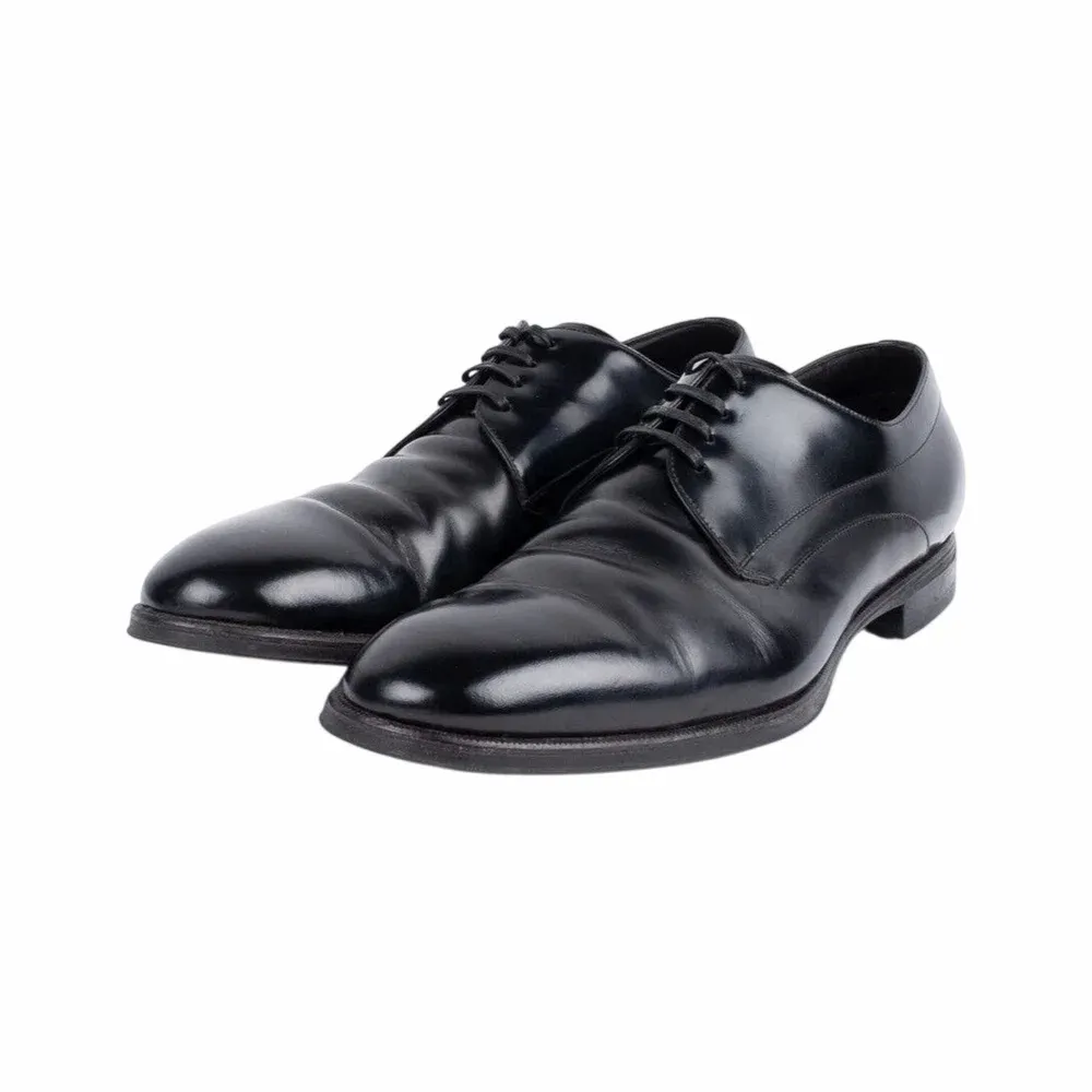 Dolce & Gabbana Spazzolato Calfskin Derby Shoes
