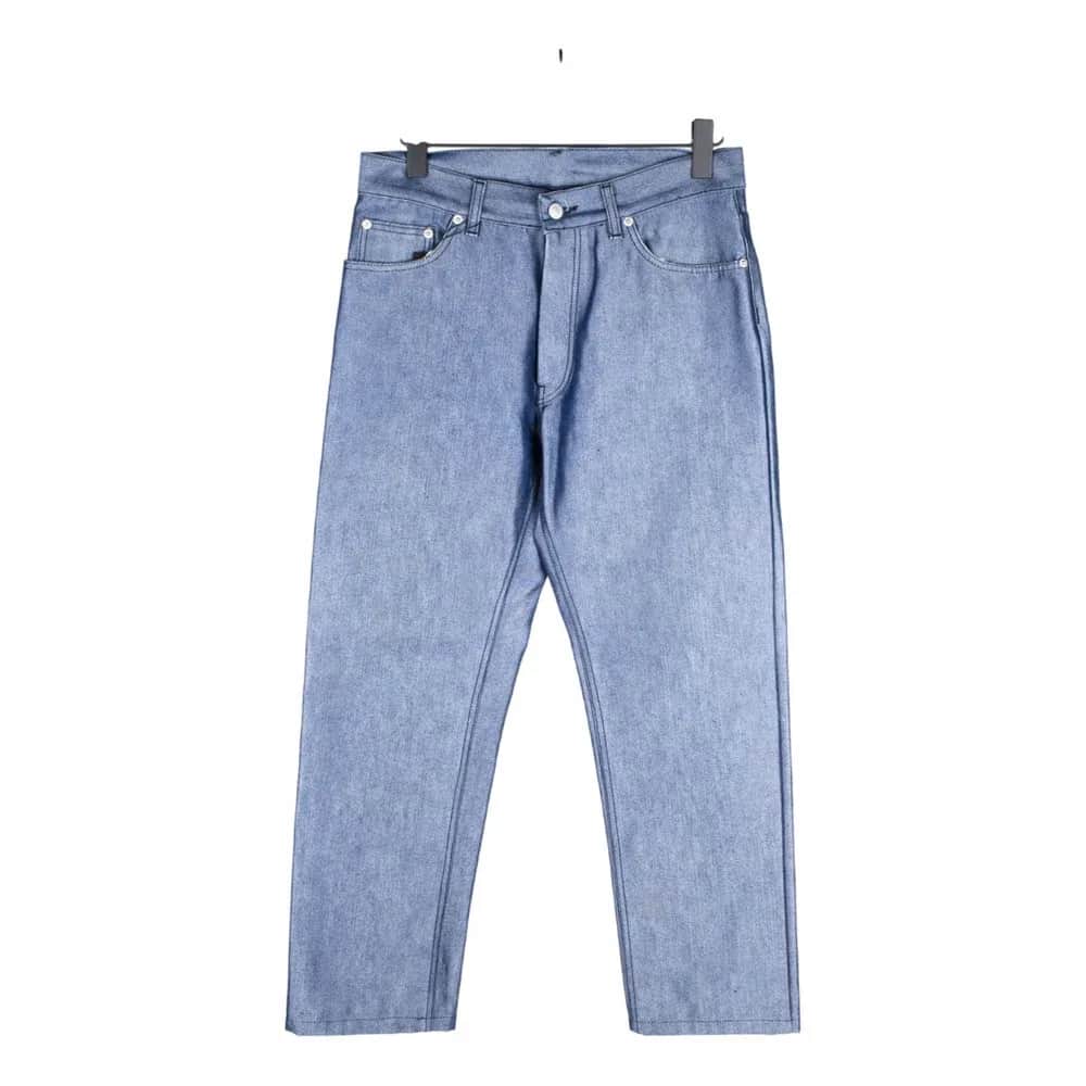 Helmut Lang Vintage Shiny Polypropylene Cotton Jeans