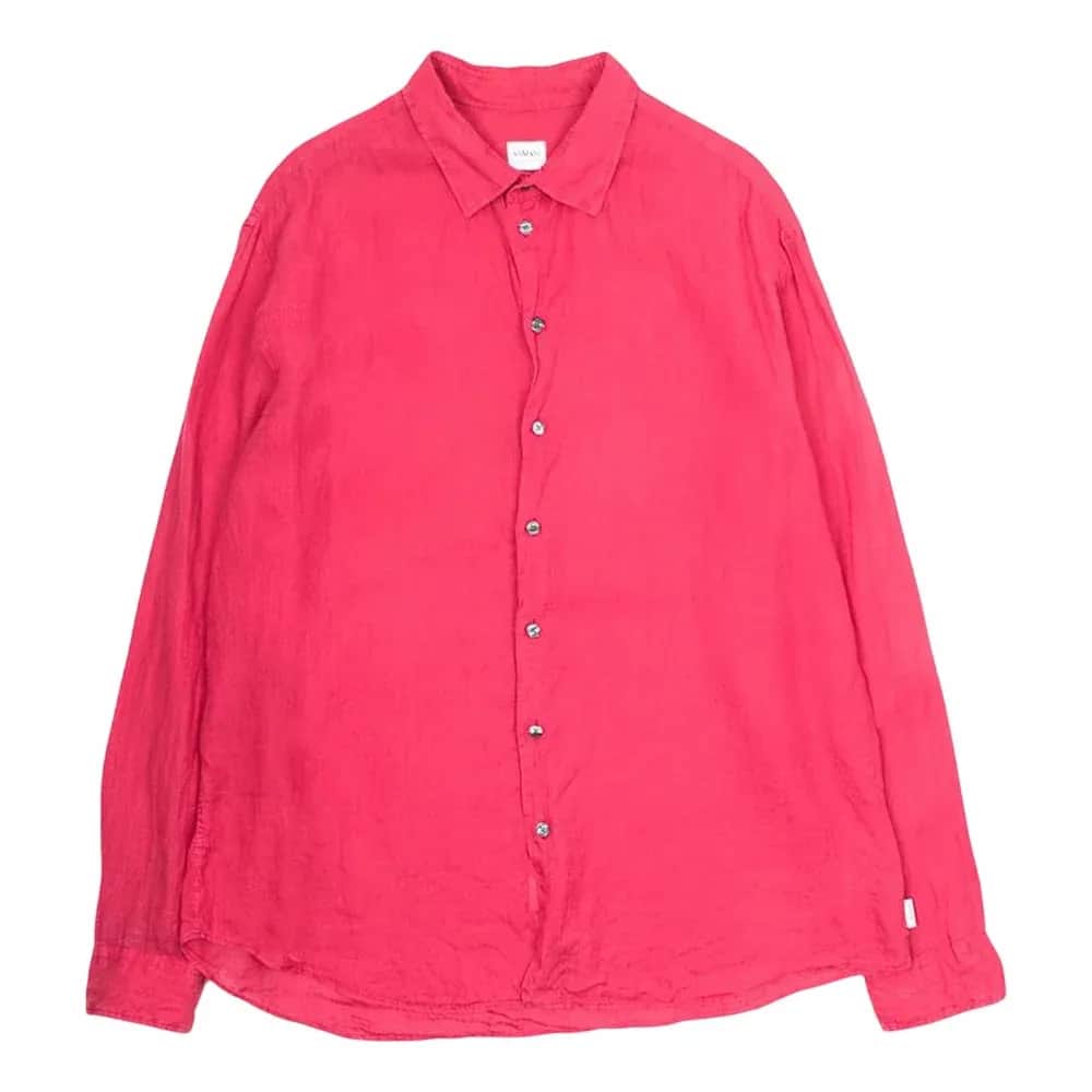 Armani Relaxed Boyfriend Linen Shirt