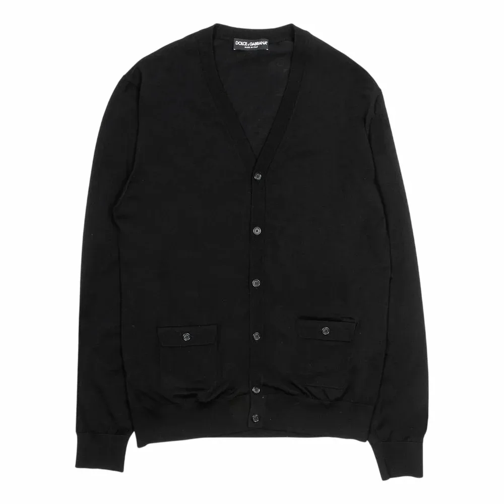 Dolce & Gabbana V-Neck Button-Up Cardigan