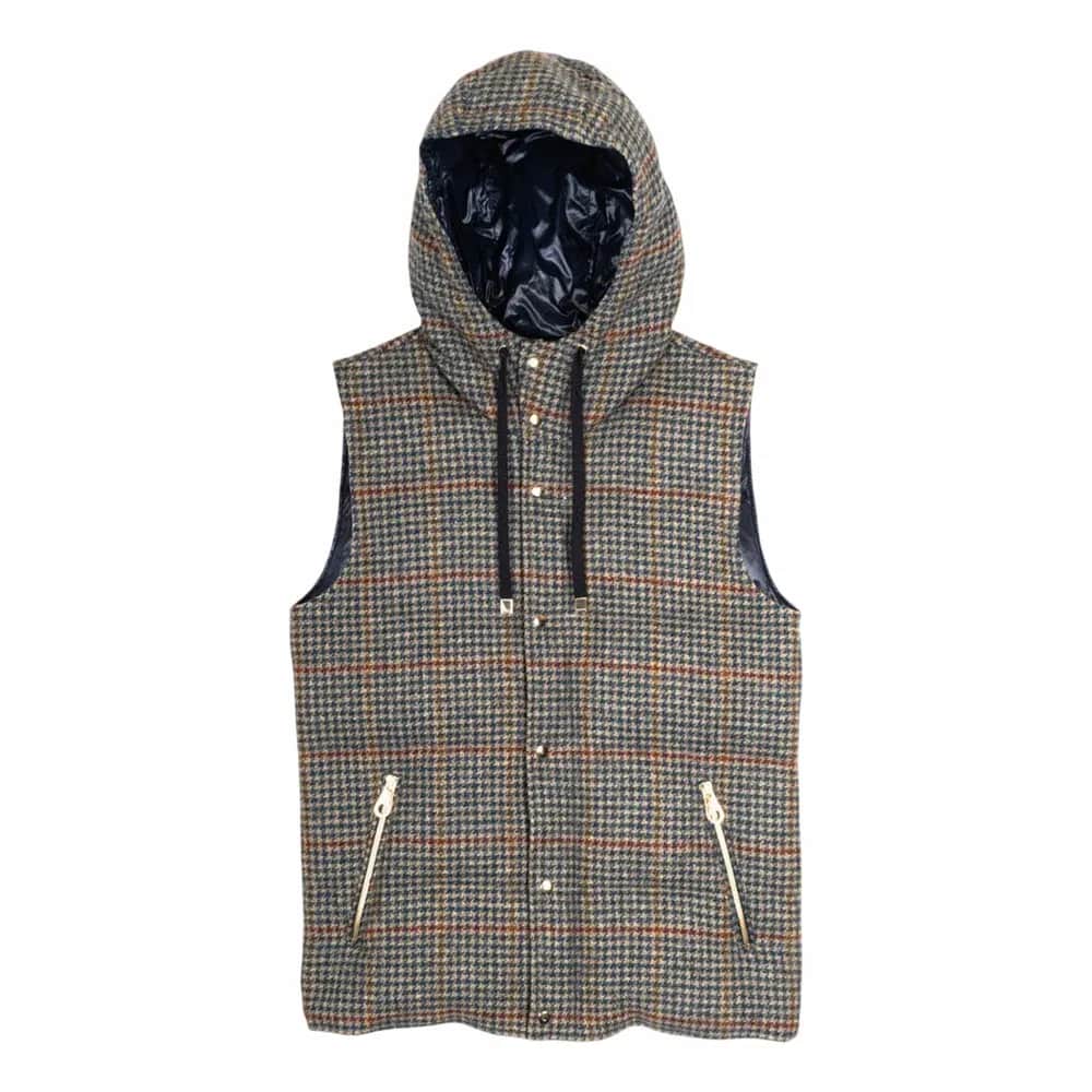 Dolce & Gabbana ObyO David Beckham Harris Tweed Down Vest
