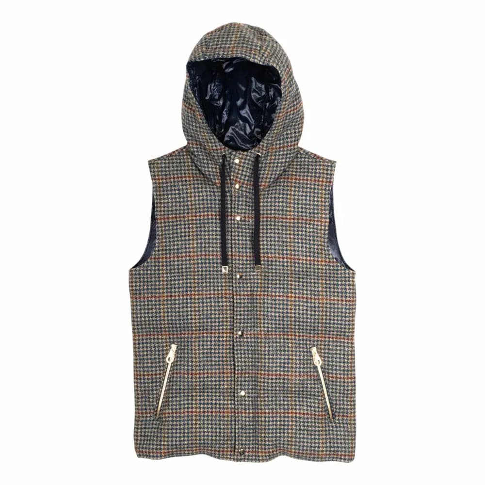 Dolce & Gabbana ObyO David Beckham Harris Tweed Down Vest