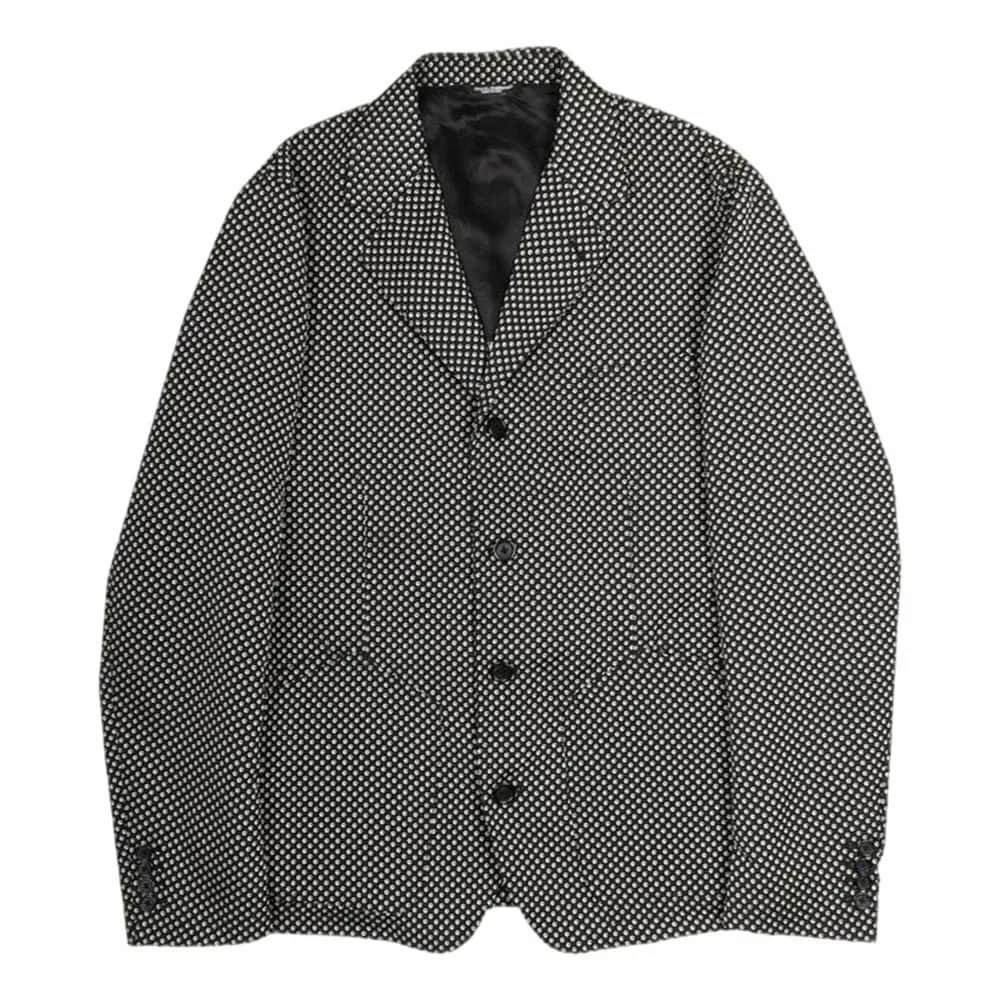 Dolce & Gabbana Jacquard Single-Breasted Blazer Jacket