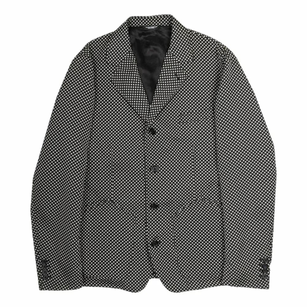 Dolce & Gabbana Jacquard Single-Breasted Blazer Jacket