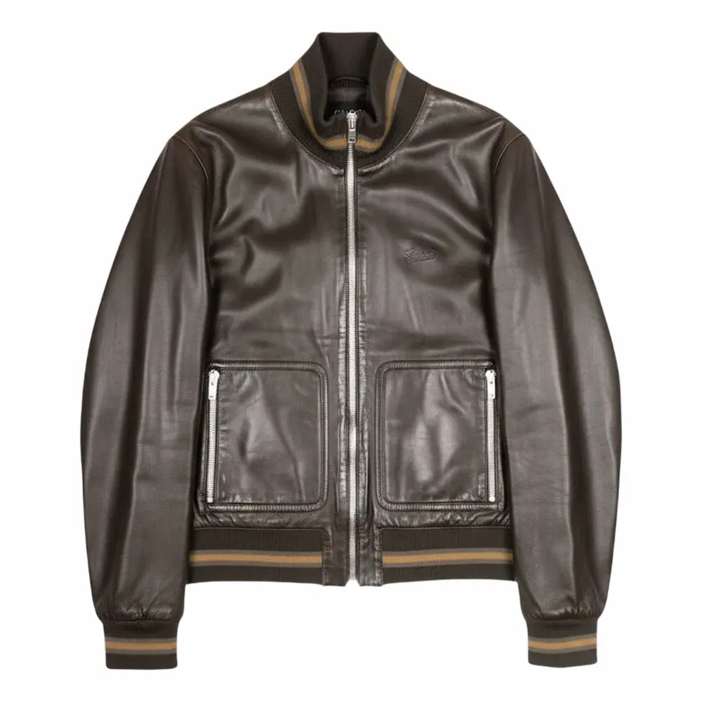 Gucci Madonna Leather Bomber Jacket