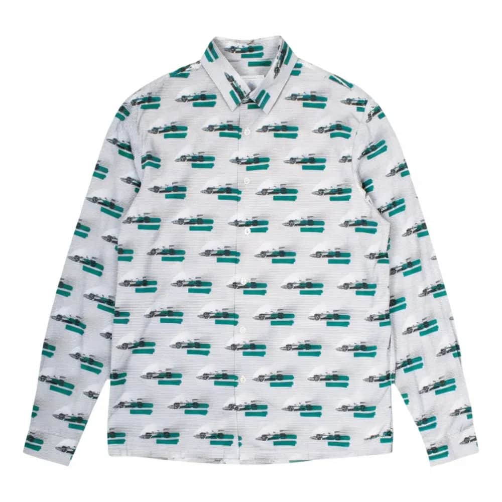 Prada 16SS Racing Car / Dynamic Formula Print Shirt