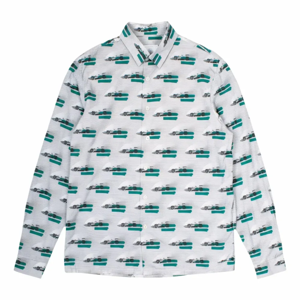 Prada 16SS Racing Car / Dynamic Formula Print Shirt