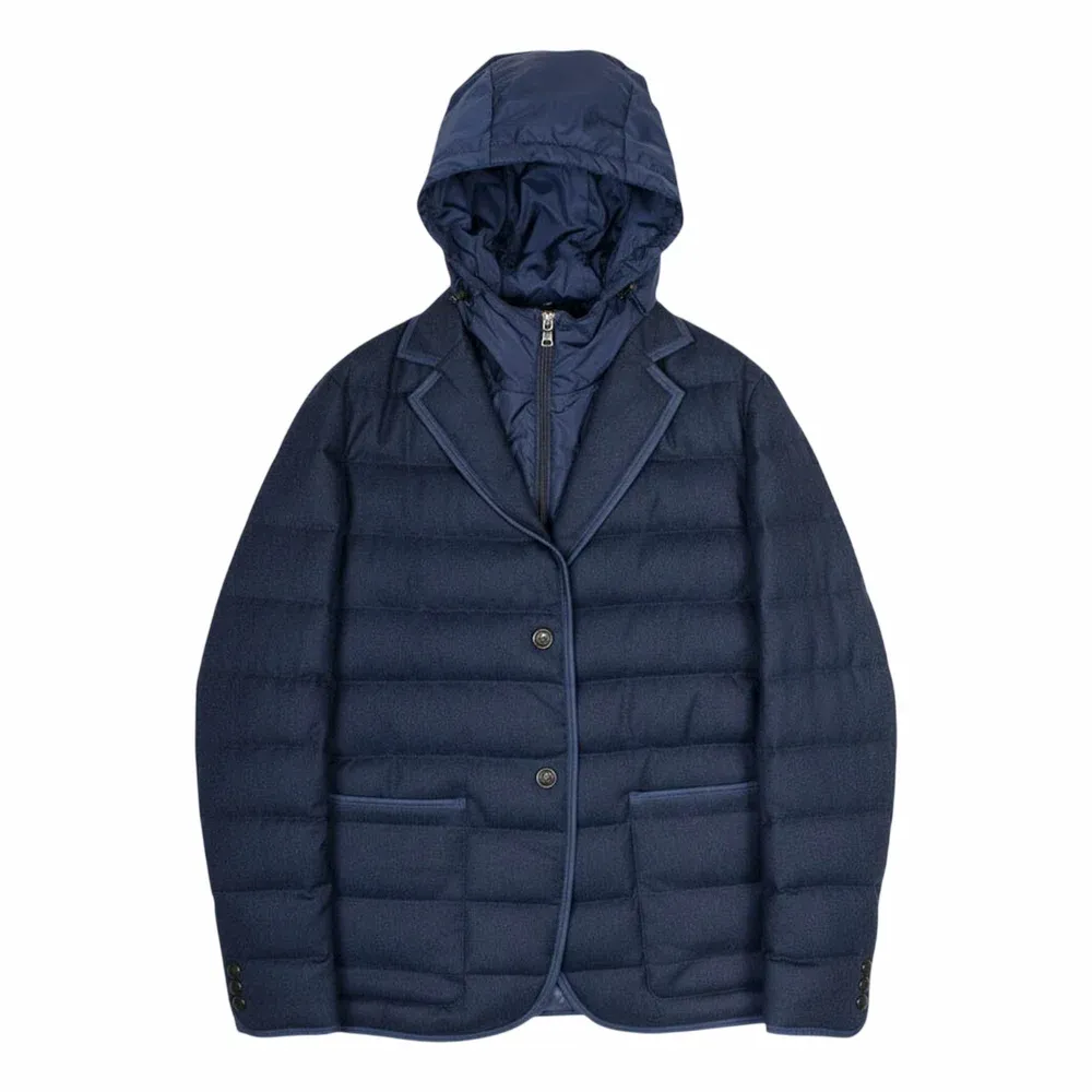 Moncler Flannel Down Blazer