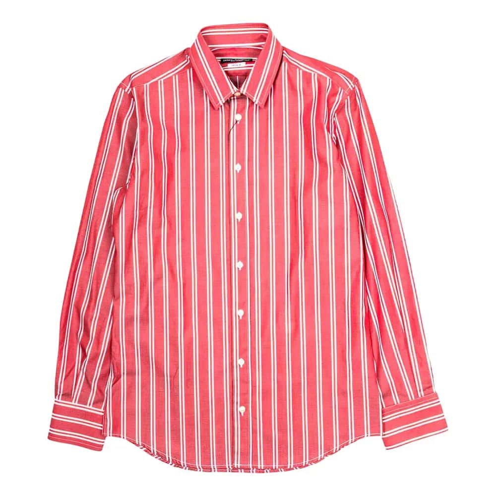 Dolce & Gabbana Relaxed Fit Stripe Twill Shirt