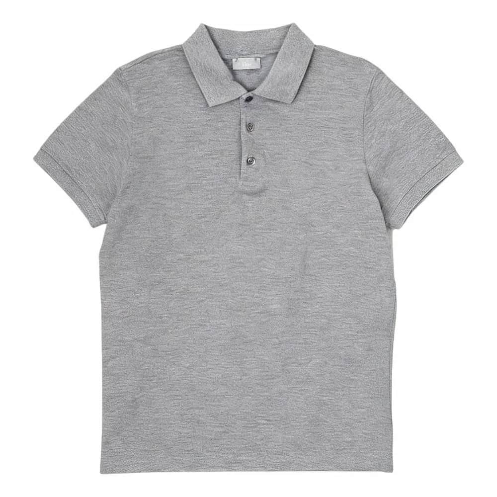 Dior Ribbed cotton-linen blend polo