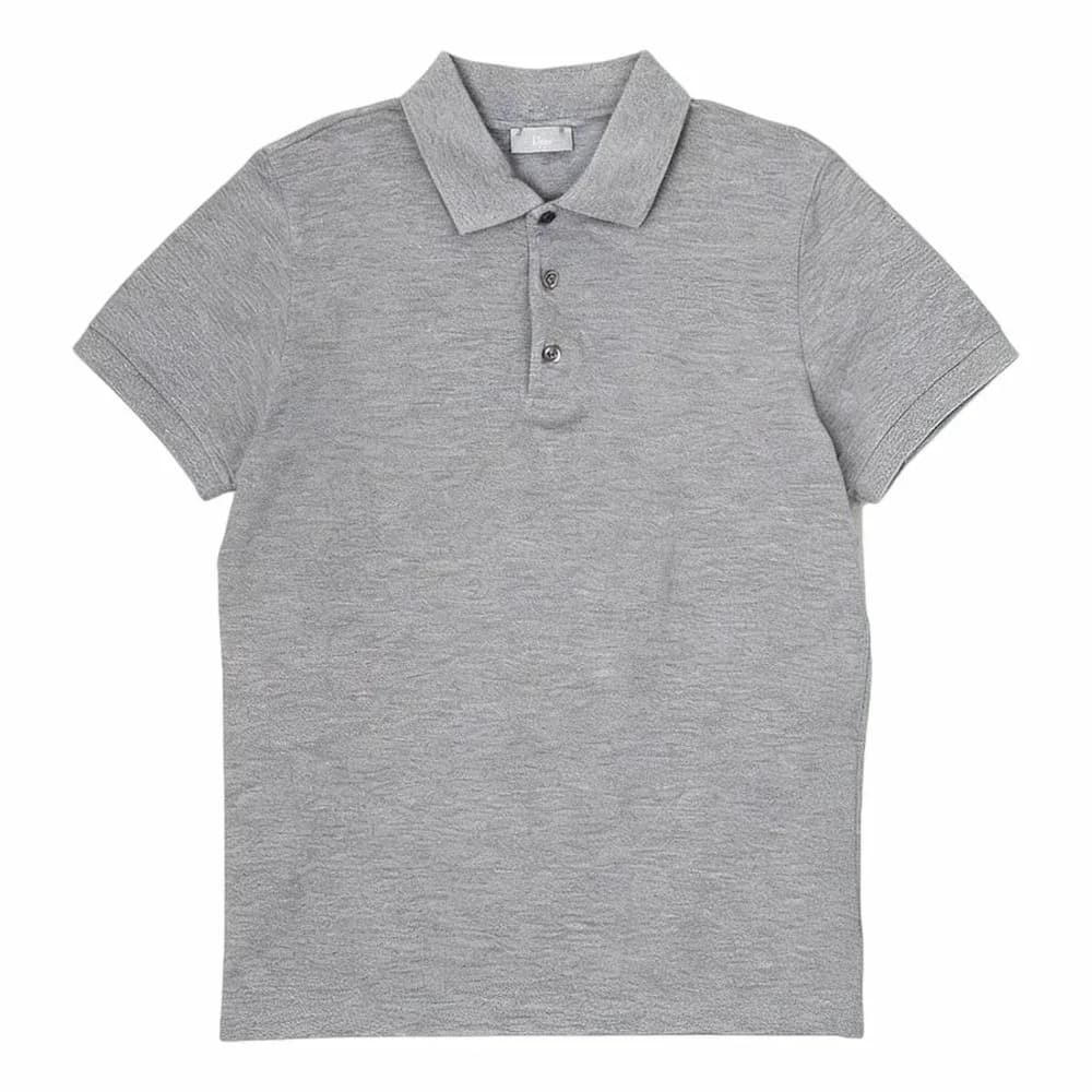 Dior Ribbed cotton-linen blend polo