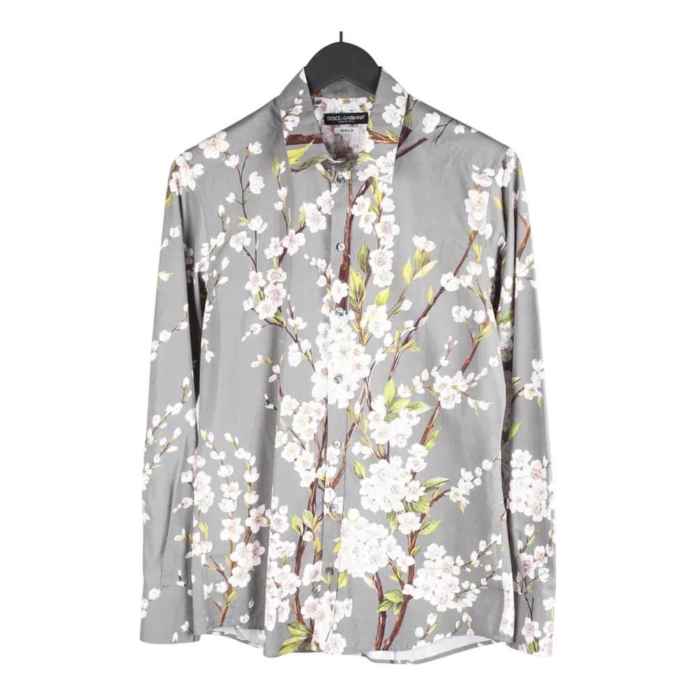 Dolce & Gabbana Cherry Blossom Print Shirt
