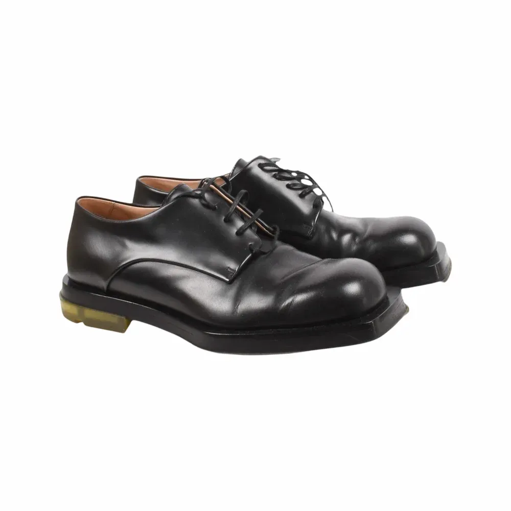 Bottega Veneta Lennon Square Toe Derby Shoes