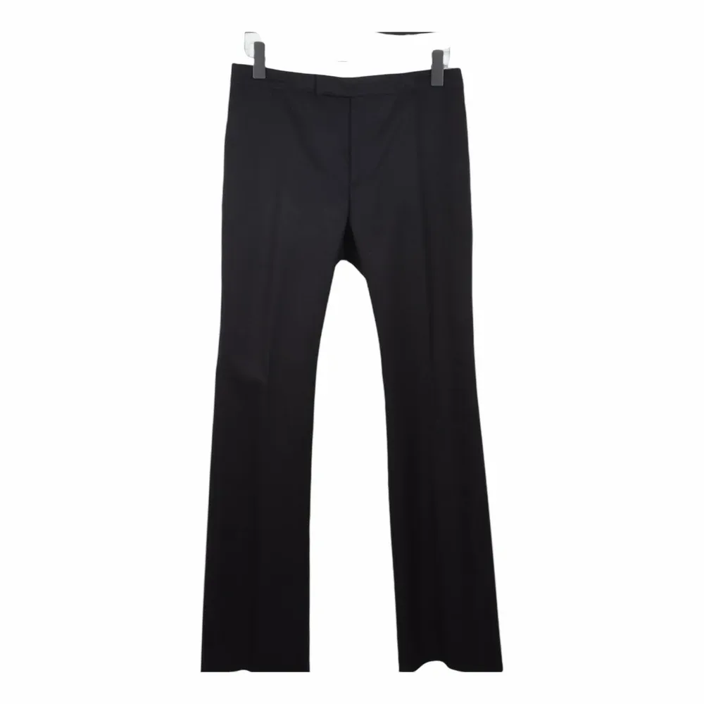 Bottega Veneta High-waisted Front Slit Wool Twill Trousers