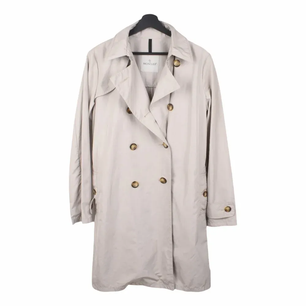 Moncler Dubbelknäppt Vintage Trenchcoat