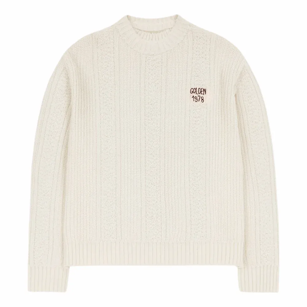 Golden Goose Journey Mixed-Knit Wool Sweater