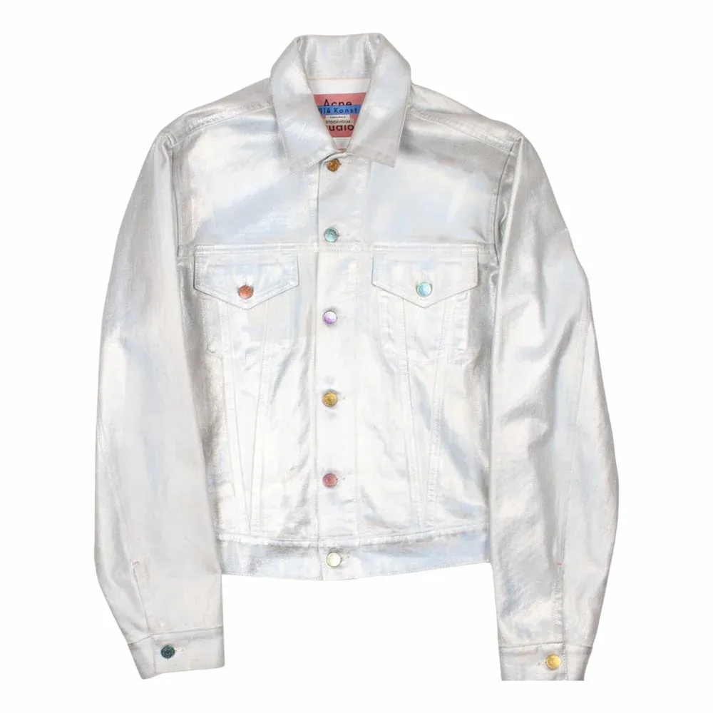 Acne Studios 1998 Holographic Foil Denim Jacket