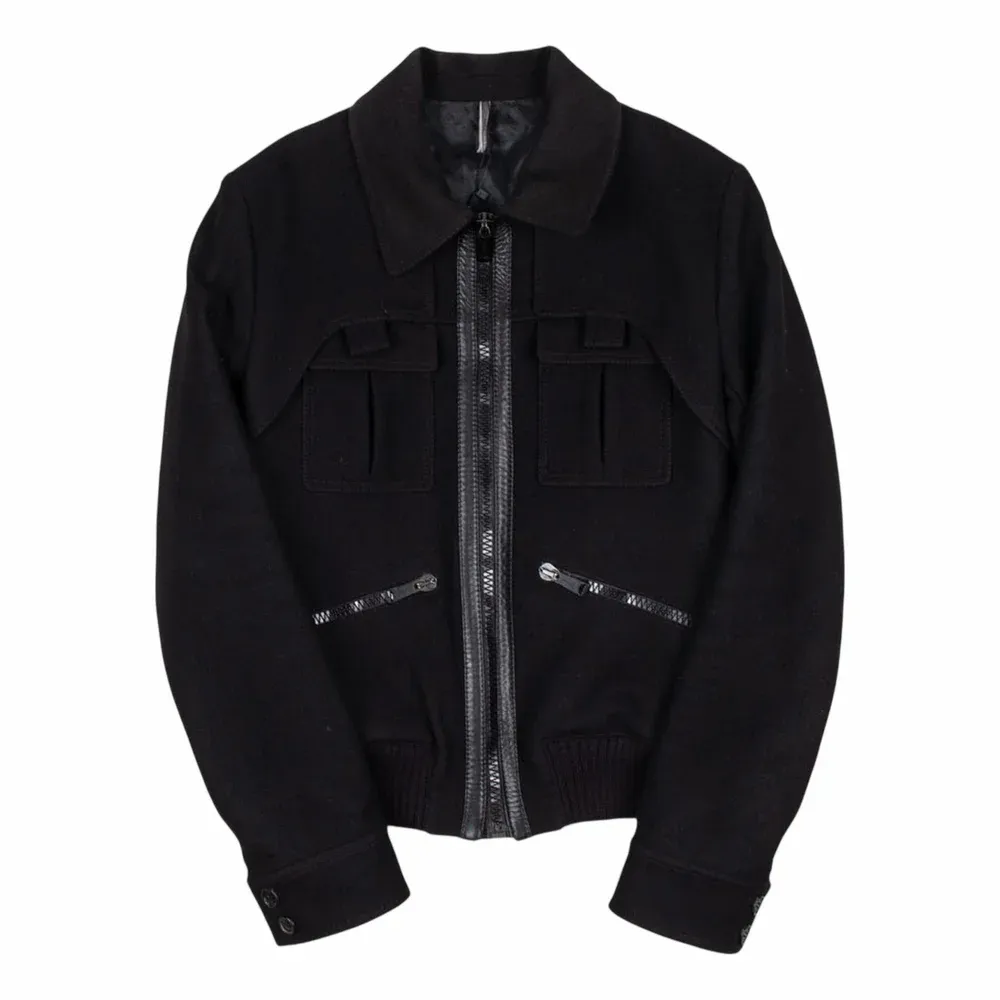 Dior AW2006 Panel Layer Wool Bomber Jacket