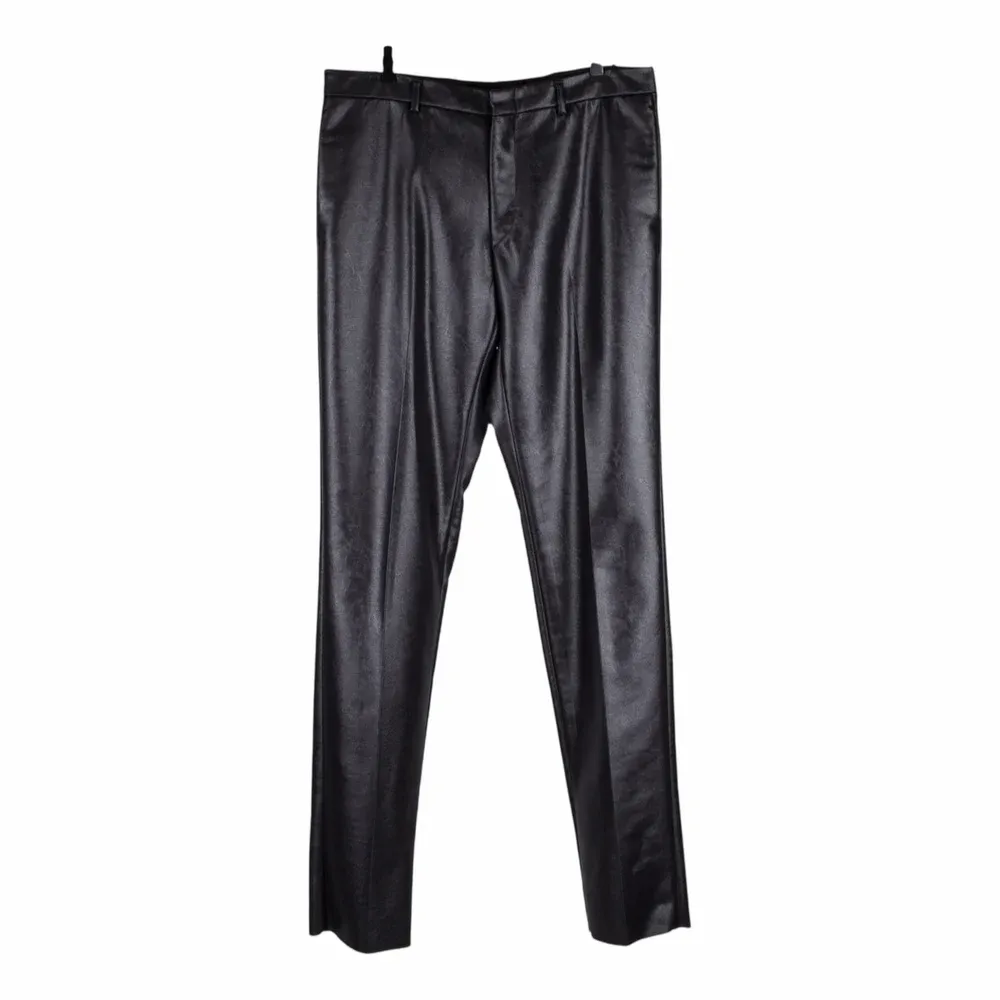 Dior Straight Faux Leather Trousers