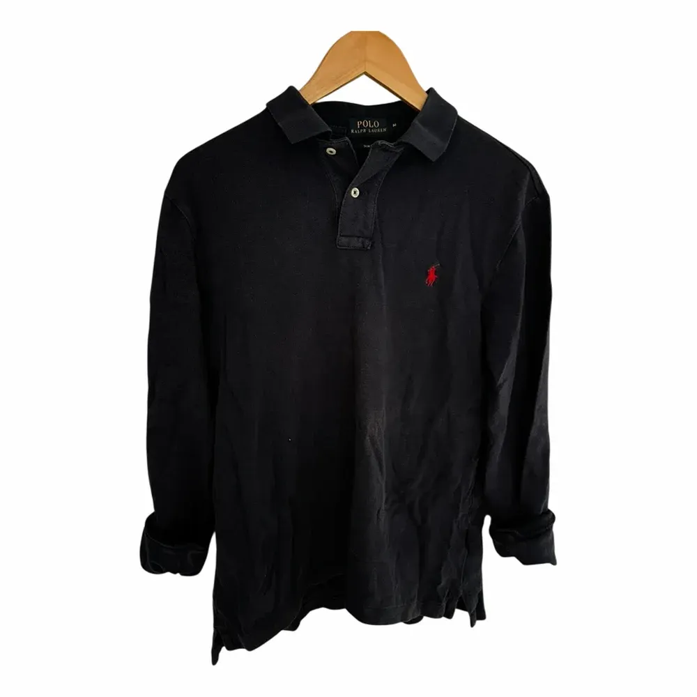 Ralph Lauren Custom Slim Fit Mesh Long-Sleeve Polo Shirt